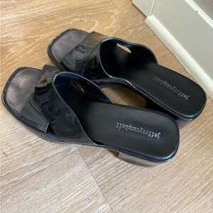 Jeffrey Campbell Black Women's Slide Sandals